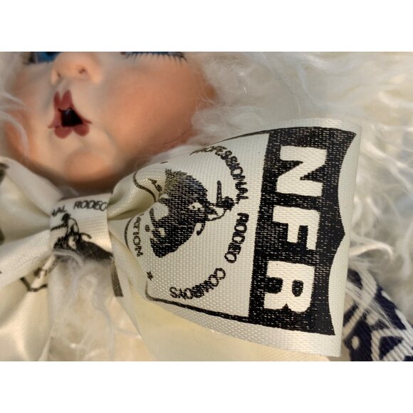 Rare NFR Las Vegas National Finals Rodeo 96 Limited Ed 13" Porcelain Doll 9021 - Picture 2 of 11